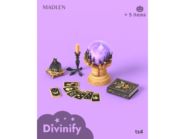 Maxis Match Divinify Set by madlen - The Sims 4 Custom Content