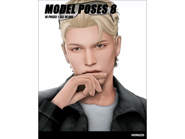 Mix [Hongzo] Model poses ⑧ - The Sims 4 Custom Content