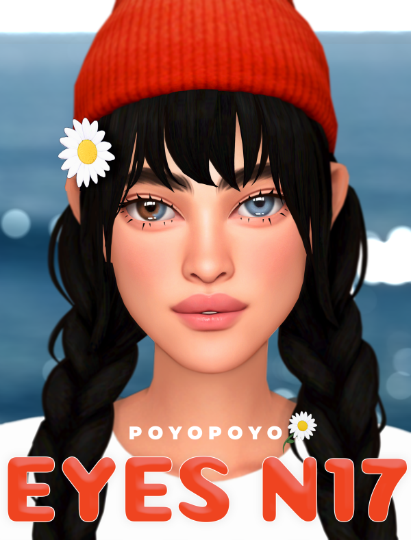 Mix HETEROCHROMIA EYES EYE CONTACTS N17 by simsfinds - The Sims 4 Custom Content