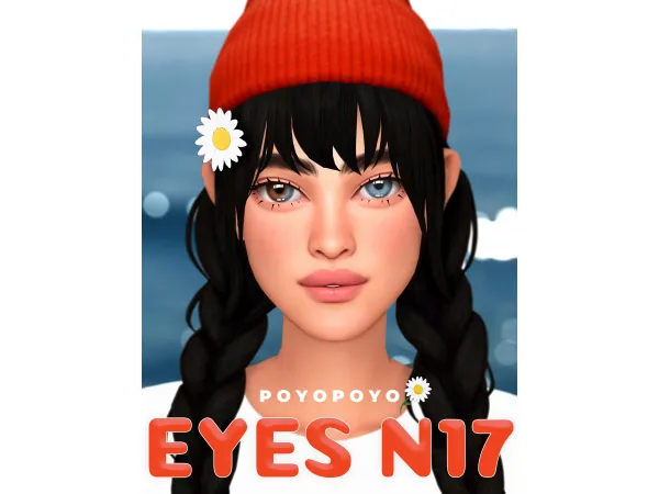 Mix HETEROCHROMIA EYES EYE CONTACTS N17 by poyopoyosim - The Sims 4 Custom Content