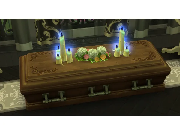 Maxis Match Palumbo Family Totally Legit Funeral Home Presents Coffee Tables by Bl00dstain3d - The Sims 4 Custom Content