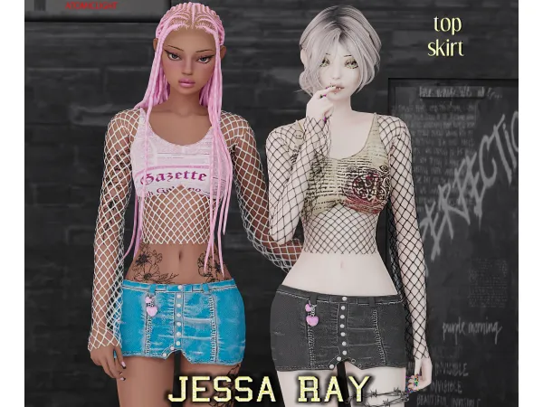 Alpha Jessa Ray by atomiclight - The Sims 4 Custom Content