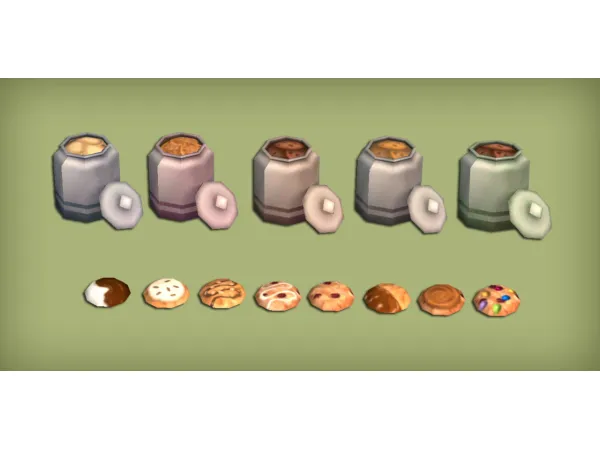 Functional Cookie Jars for - The Sims 2 Custom Content