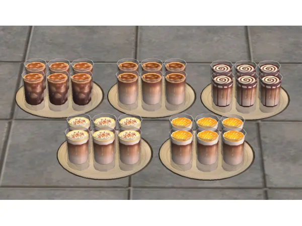 ONI Iced Coffee Set for - The Sims 2 Custom Content