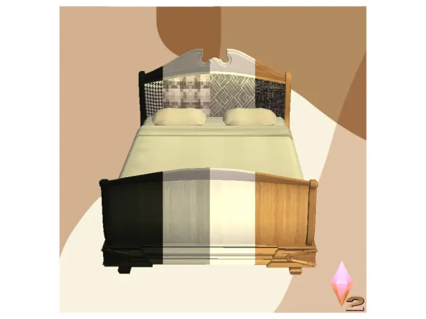 Oitocentista Bed_by Lolita - The Sims 2 Custom Content