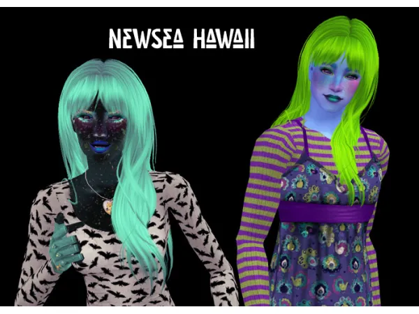 six more newsea hairs - The Sims 2 Custom Content