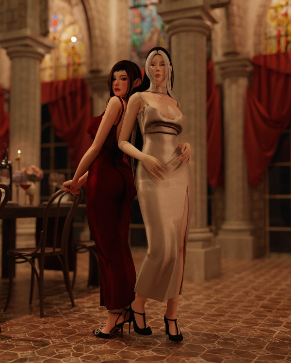 [CHAMIS]FinesseDress by simsfinds - The Sims 3 Custom Content