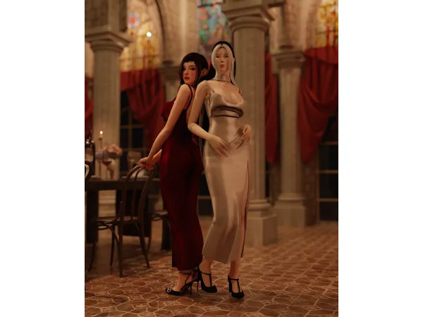 [CHAMIS]FinesseDress - The Sims 3 Custom Content
