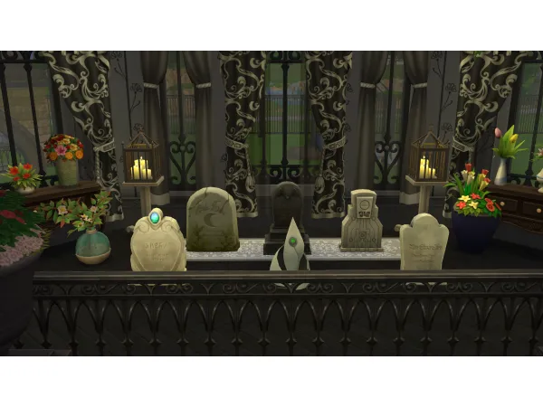 Maxis Match Palumbo Family Totally Legit Funeral Home Presents Sale Model Memorials by Bl00dstain3d - The Sims 4 Custom Content