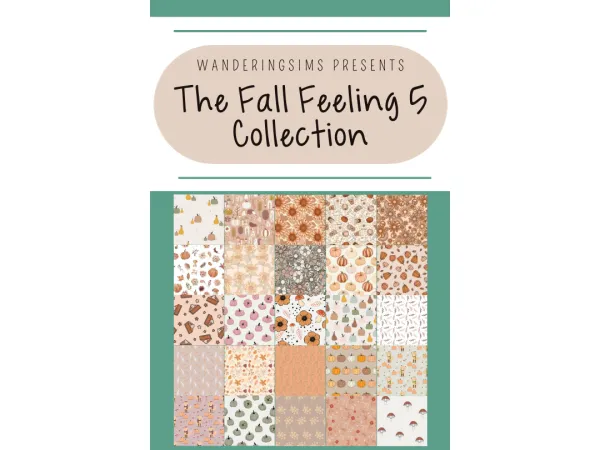 Introducing the Fall Feeling 5 Collection - The Sims 3 Custom Content