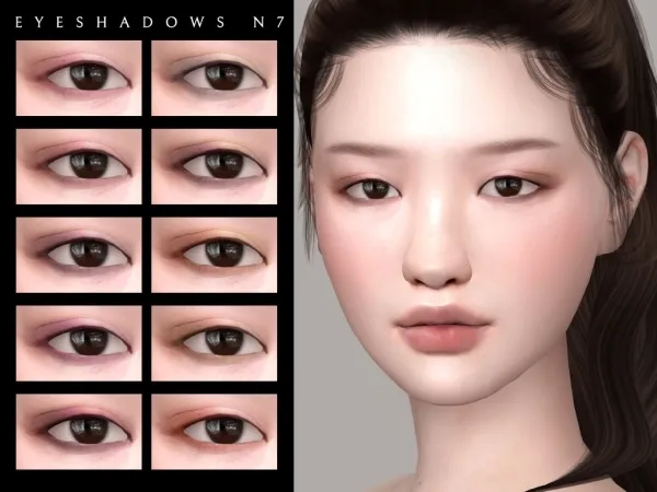 Alpha Eyeshadows N7 - The Sims 4 Custom Content
