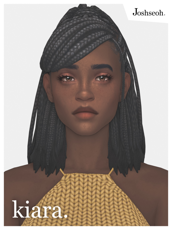 Maxis Match Kiara Hair by simsfinds - The Sims 4 Custom Content