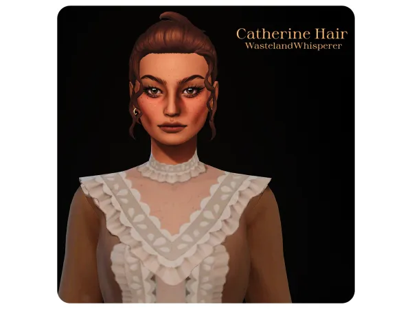 Maxis Match Catherine Hair by adrasteamoon - The Sims 4 Custom Content