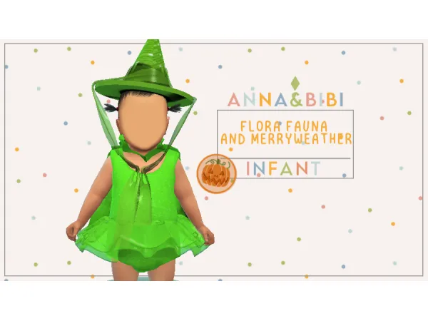 Alpha Flora Fauna and Merryweather Infant [AnnaBibi] by anna_bibi - The Sims 4 Custom Content