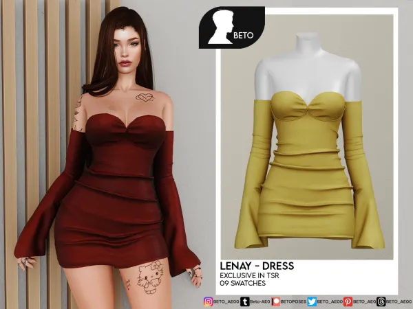 Alpha Lenay Set - The Sims 4 Custom Content