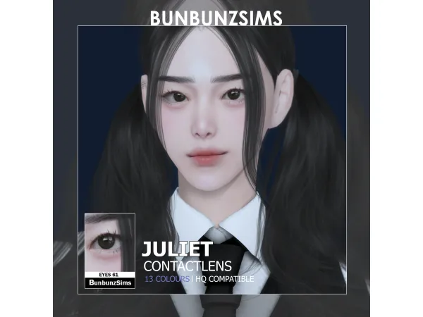 Alpha Juliet eyes 13 colours by bunbunzsims - The Sims 4 Custom Content