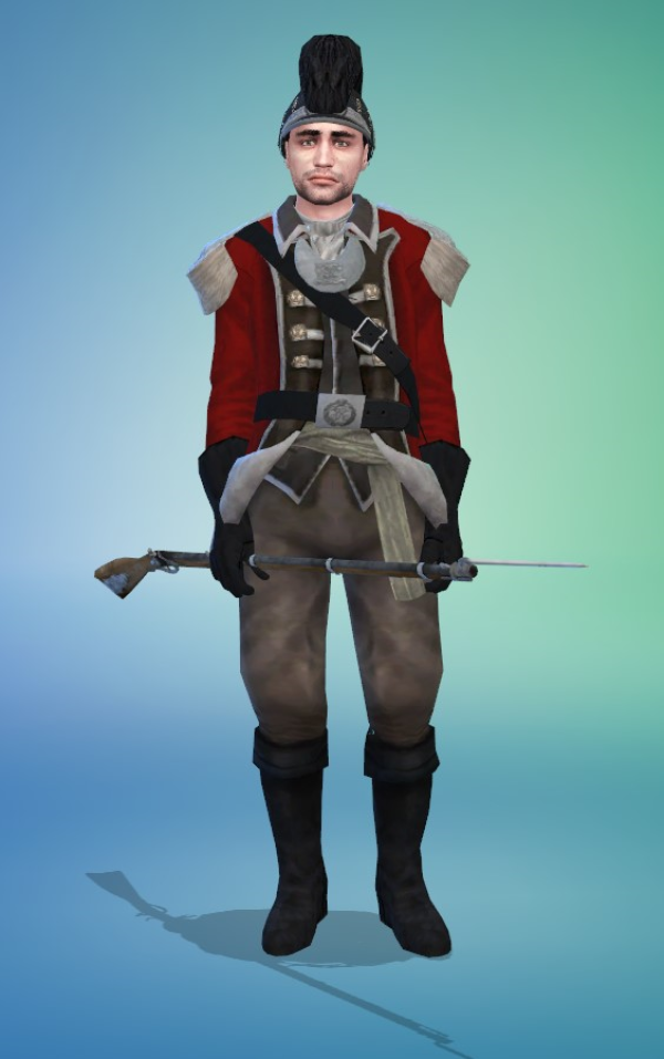 Alpha Assassin's Creed III DragoonSeeker Uniform by simsfinds - The Sims 4 Custom Content