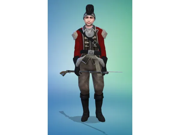Alpha Assassin's Creed III DragoonSeeker Uniform by anniqandstereo91studios - The Sims 4 Custom Content