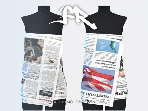 Alpha FR_Kasekimo Paper news - The Sims 4 Custom Content