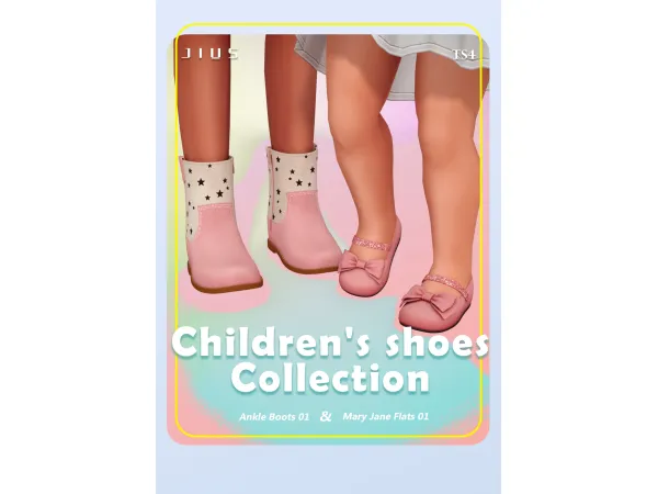 Mix Childrens shoes collection 04 by jiussims - The Sims 4 Custom Content
