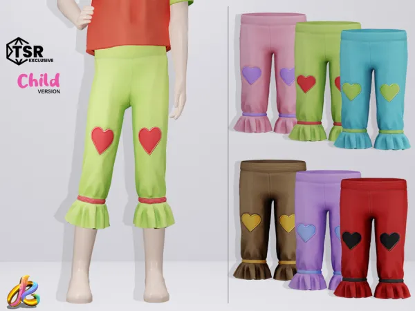 Alpha Bottom 257 CHILD version - The Sims 4 Custom Content