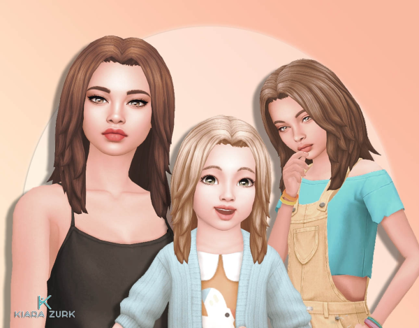Maxis Match Dynamic Hairstyle UPDATE by simsfinds - The Sims 4 Custom Content