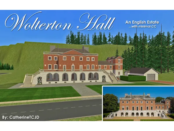 Wolterton Hall - The Sims 2 Custom Content