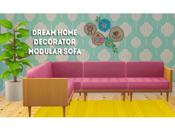 Dream Home Decorator modular sofa recolors - The Sims 2 Custom Content