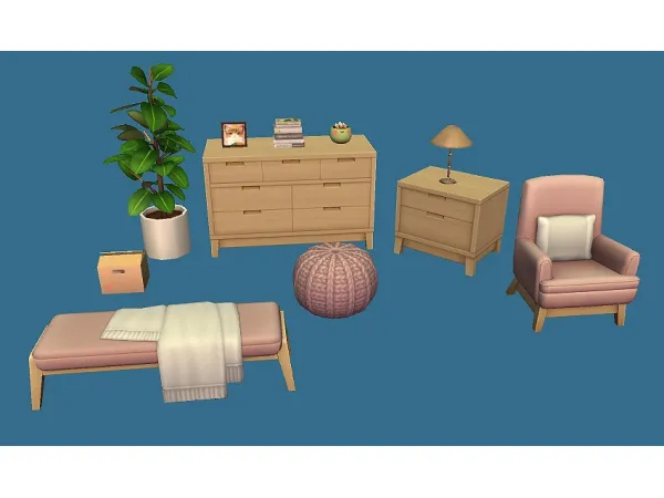4T2 Master bedroom - The Sims 2 Custom Content