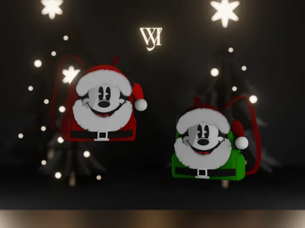 Alpha XMas Collection 2023 Mickey Bag Toddler by simsfinds - The Sims 4 Custom Content