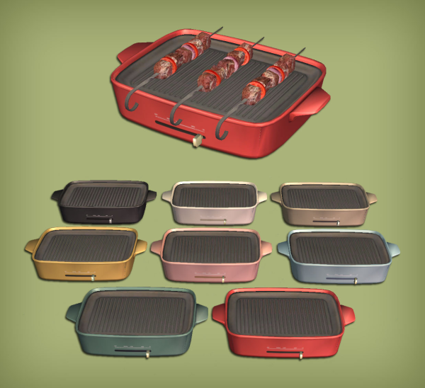 Portable Grill for by simsfinds - The Sims 2 Custom Content