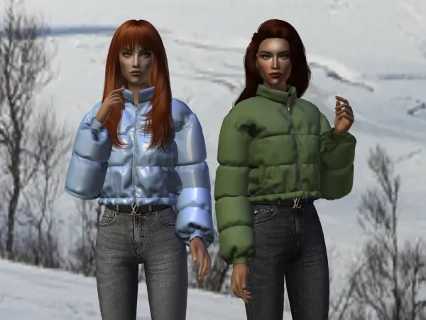 4t2 BackTrack Mary Puffer Jacket - The Sims 2 Custom Content
