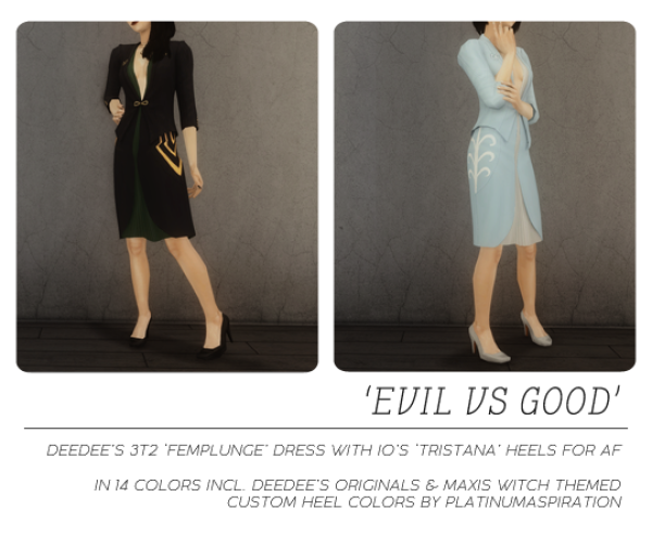EVIL VS GOOD by simsfinds - The Sims 2 Custom Content