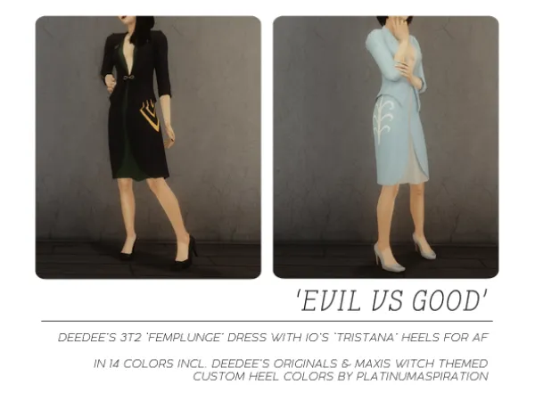 EVIL VS GOOD - The Sims 2 Custom Content