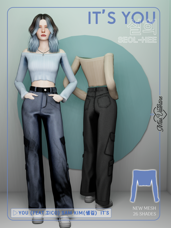 Alpha 설희 (Seol hee) Top Public by simsfinds - The Sims 4 Custom Content
