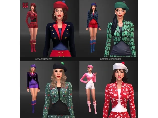 Maxis Match 2023 November 3 Xmas Set - The Sims 4 Custom Content