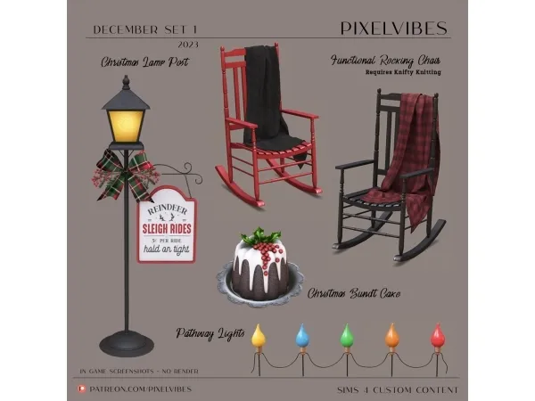 Alpha December 2023 Set 1 - The Sims 4 Custom Content