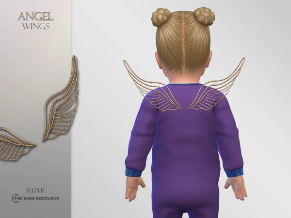 Alpha Angel Wings Infant - The Sims 4 Custom Content