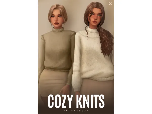 Maxis Match Cozy Knits(Download) by TwistedCat - The Sims 4 Custom Content