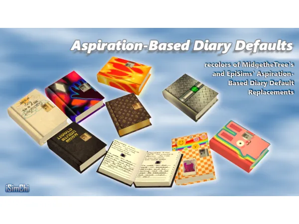 My Diary Defaults - The Sims 2 Custom Content