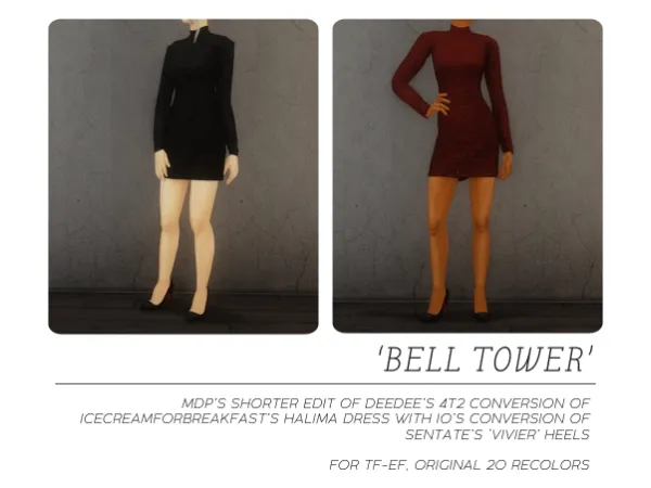 BELL TOWER - The Sims 2 Custom Content