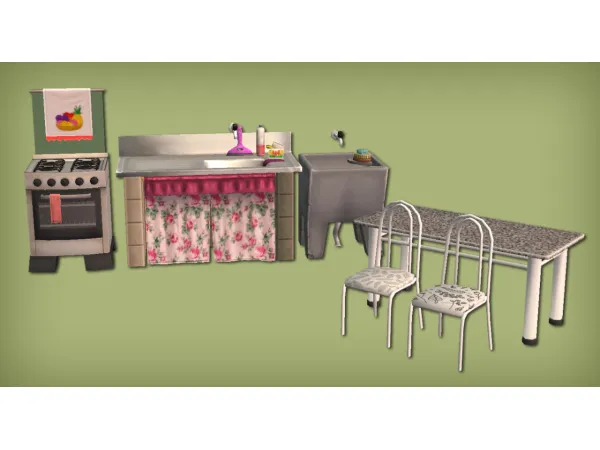 Brazilian Kitchen for - The Sims 2 Custom Content