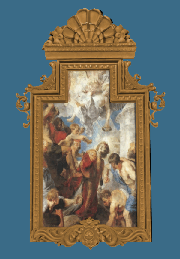 Alpha Paintings and mirrors by simsfinds - The Sims 4 Custom Content