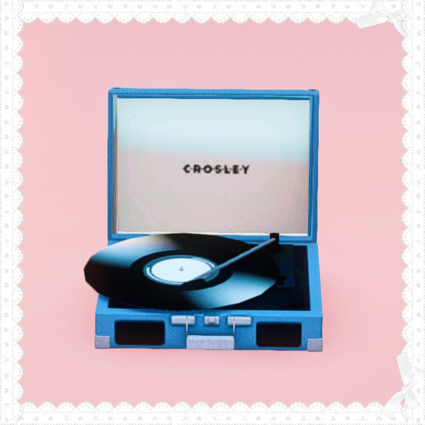 Saudade Melbrewer367 4t3 Crosley Turntable (Vinyl Record Player) CrybxbySims Simlish Swatch by simsfinds - The Sims 3 Custom Content