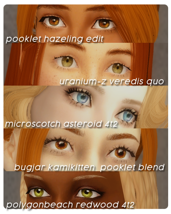 EYE RESCLERAS PT 2 by simsfinds - The Sims 2 Custom Content