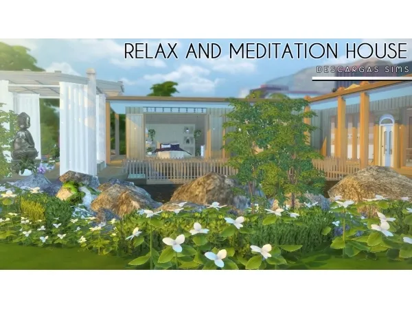 Alpha Relax And Meditation House - The Sims 4 Custom Content