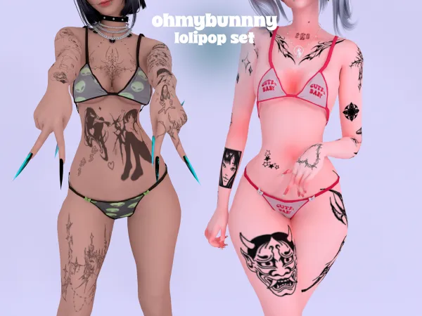 Alpha LOLIPOP SET - The Sims 4 Custom Content