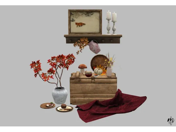 Pinkboxdesign Fall in Love Set - The Sims 3 Custom Content