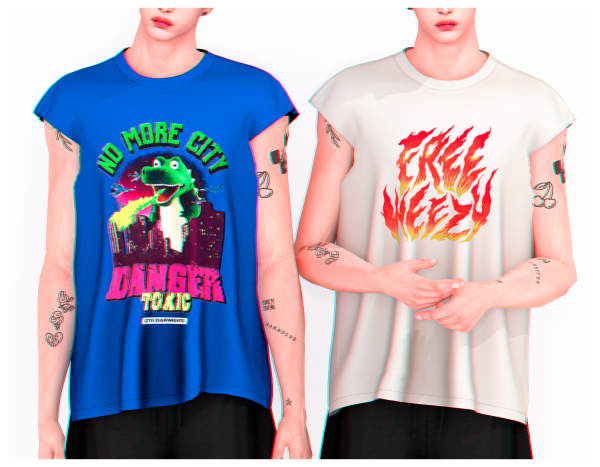 Alpha Boss T Shirt by plbsims - The Sims 4 Custom Content