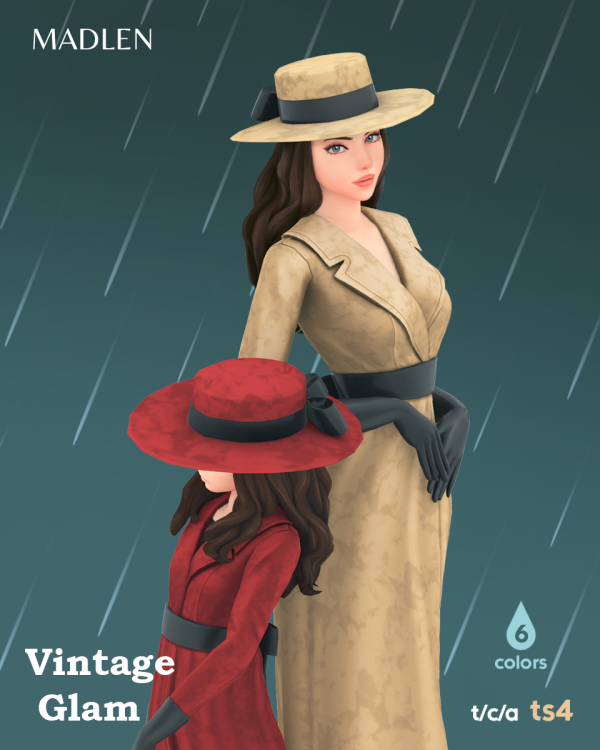 Maxis Match Vintage Glam by simsfinds - The Sims 4 Custom Content